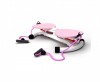 Фитнес платформа DFC "Twister Bow" с эспандерами розовый - магазин СпортДоставка. Спортивные товары интернет магазин в Альметьевске 