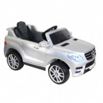 Детский электромобиль Mercedes-Benz ML350 серебристый глянец - магазин СпортДоставка. Спортивные товары интернет магазин в Альметьевске 