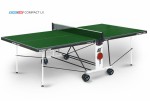 Теннисный стол для помещения Compact LX green усовершенствованная модель стола 6042-3 - магазин СпортДоставка. Спортивные товары интернет магазин в Альметьевске 