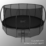 Каркасный батут Clear Fit SpaceHop 16Ft - магазин СпортДоставка. Спортивные товары интернет магазин в Альметьевске 