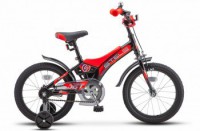 Детский велосипед Stels Jet 16" Z010 черный красный 2022 - магазин СпортДоставка. Спортивные товары интернет магазин в Альметьевске 