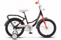 Детский велосипед Stels Flyte 18" Z011 Чёрный красный 2022 - магазин СпортДоставка. Спортивные товары интернет магазин в Альметьевске 