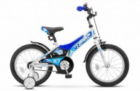 Детский велосипед Stels Jet 16" Z010 синий белый 2022 - магазин СпортДоставка. Спортивные товары интернет магазин в Альметьевске 