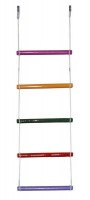 Детская веревочная лестница для ДСК 5 перекладин цвет радуга ЛВ5-3А - магазин СпортДоставка. Спортивные товары интернет магазин в Альметьевске 