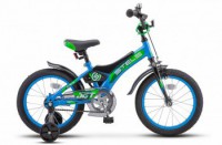 Детский велосипед Stels Jet 16" Z010 синий черный  2022 - магазин СпортДоставка. Спортивные товары интернет магазин в Альметьевске 