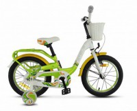 Детский велосипед Stels Pilot-190 16" V030 Зелёный жёлтый белый 2022 - магазин СпортДоставка. Спортивные товары интернет магазин в Альметьевске 